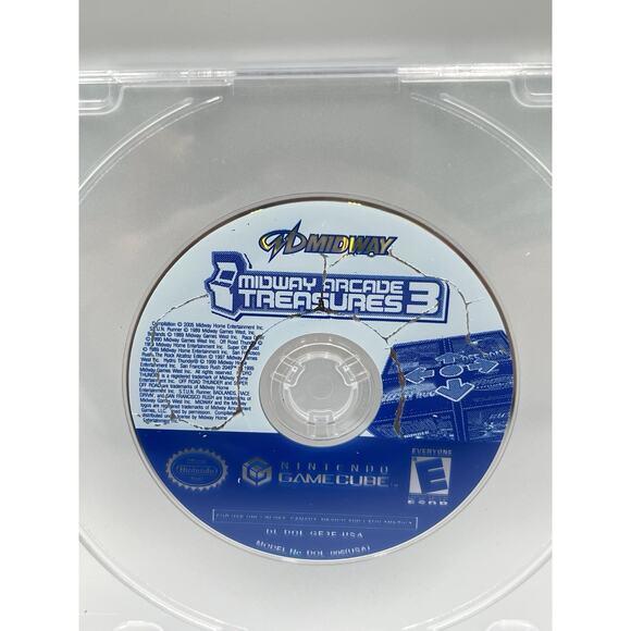 Midway Arcade Treasures 3 (Nintendo GameCube) DISC ONLY TESTED & WORKING - Picture 1 of 6